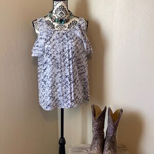 Chicos cold shoulder top
